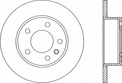 OPEN PARTS bdr140610 -  Тормозной диск